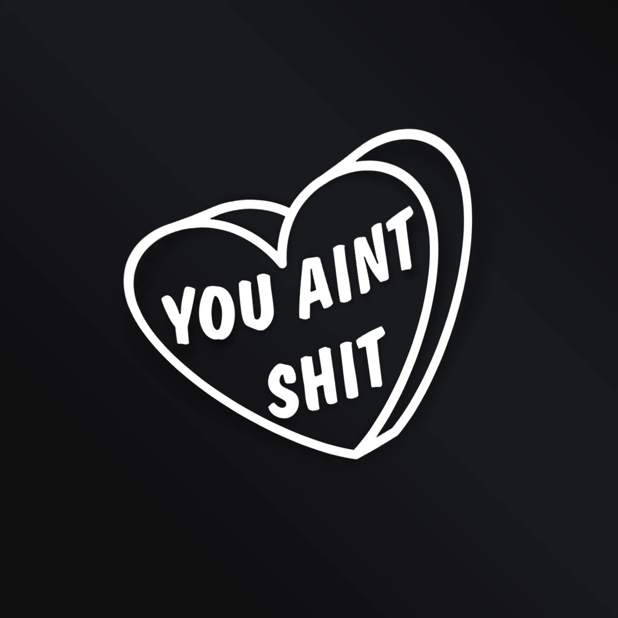 YOU AINT SHIT STICKER Merakii Garage