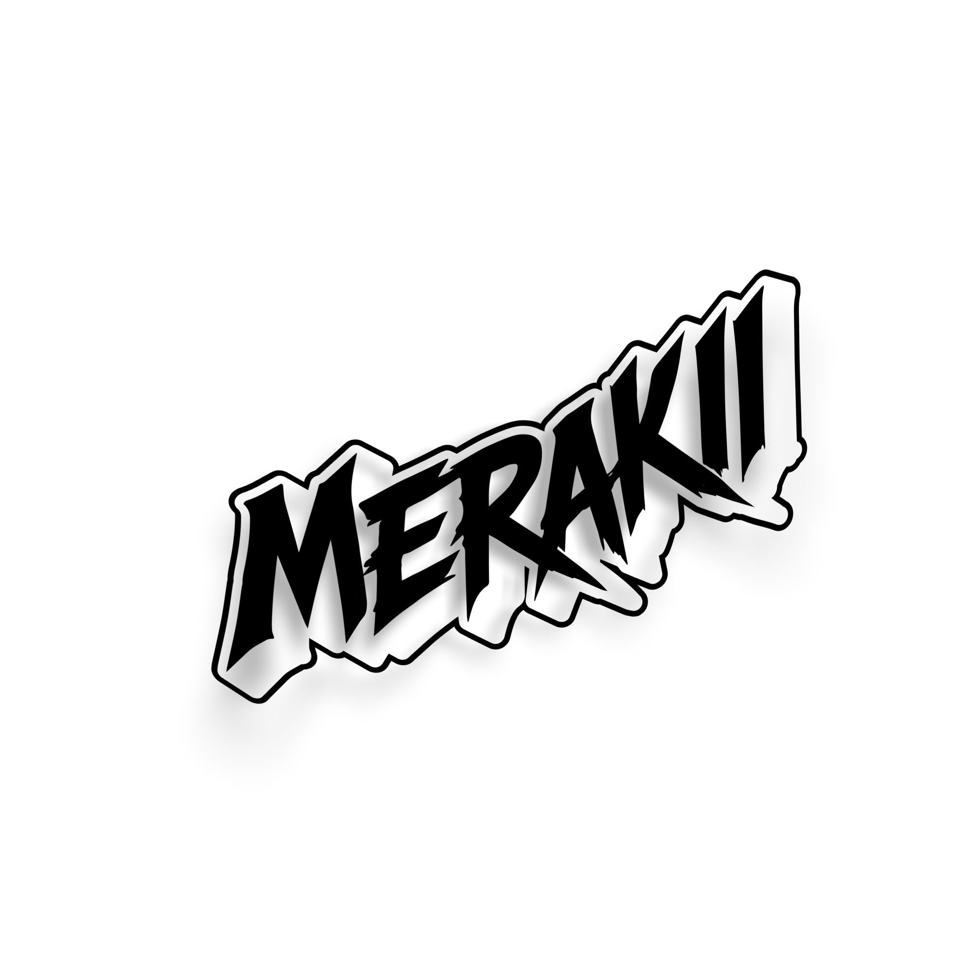 MERAKII GRAFFITI STICKER – Merakii Garage
