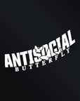 ANTISOCIAL BUTTERFLY STICKER