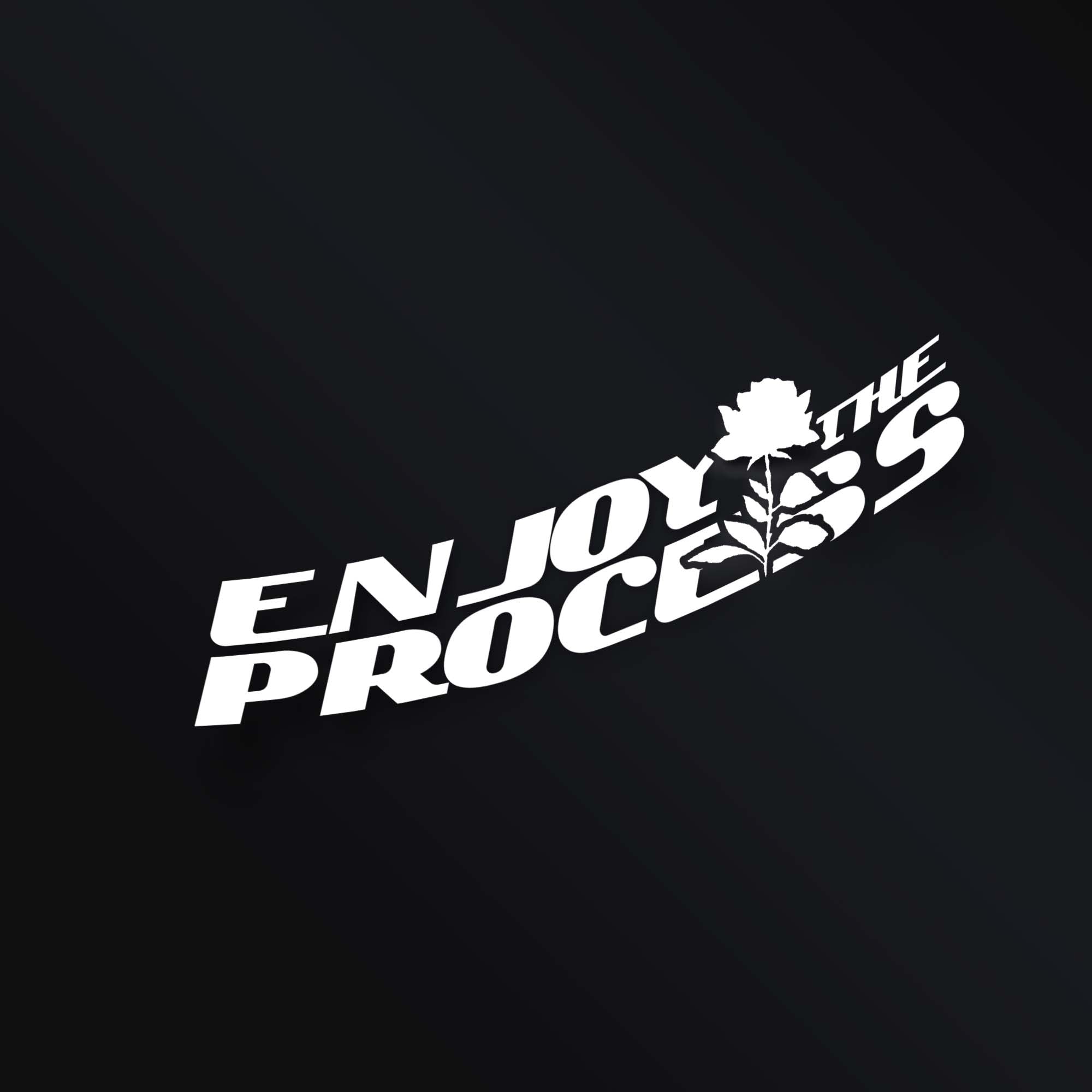 ENJOY THE PROCESS STICKER