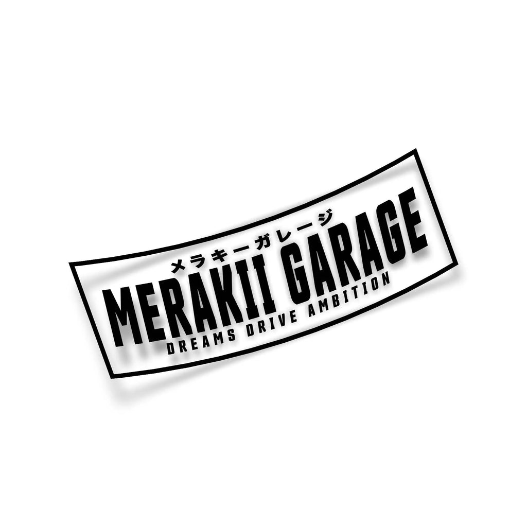 MERAKII RECTANGLE BACK WINDOW BANNER – Merakii Garage